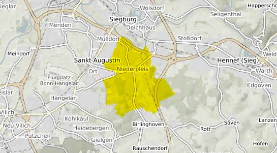 Immobilienpreisekarte Sankt Augustin Niederpleis